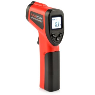 Laser-Thermometer - 50 bis 380 Grad C, rot/schwarz