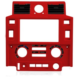 Abdeckung Armaturenbrett Mitte, rot, für Land Rover Defender