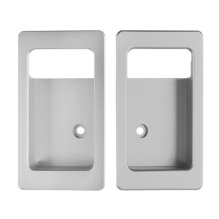 Aluminium Tür - Öffner Mulde, silber, Paar, für Defender >>2016