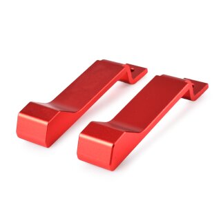 Aluminium Tür - Knopf, rot, Paar, für Defender >>2016